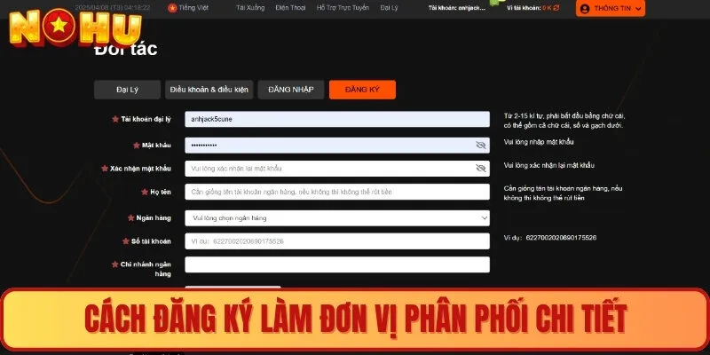 Cách đăng ký làm đơn vị phân phối chi tiết